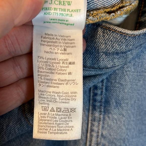 J. Crew Denim trouser in Chambray Blue wash Size 32 - Picture 9 of 10